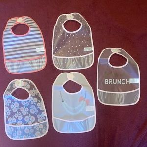 Plaatic Baby Bibs